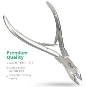 Cuticle Trimmer Stainless Steel Silver Manicure Tool - Image 4