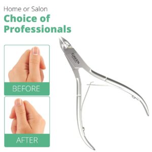 Cuticle Trimmer Stainless Steel Silver Manicure Tool - Image 9