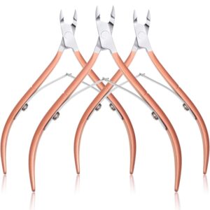 Cuticle Trimmer Tool Stainless Steel Silver 3 Pack - Image 11