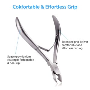 Cuticle Trimmer Tool Stainless Steel Silver 3 Pack - Image 6