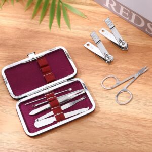 Manicure Kit Stainless Steel 15 Set Travel Case - Image 2