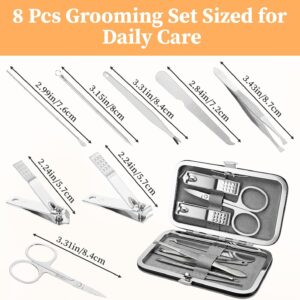 Manicure Kit Stainless Steel 15 Set Travel Case - Image 3