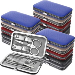 Manicure Kit Stainless Steel 15 Set Travel Case