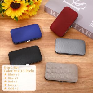 Manicure Kit Stainless Steel 15 Set Travel Case - Image 5