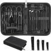 Manicure Set 26 Piece Stainless Steel Black