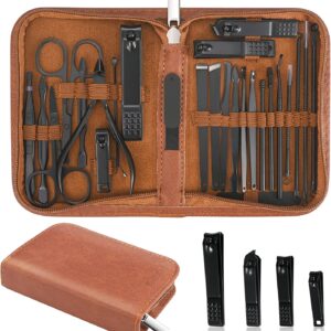 Manicure Set 26 Piece Stainless Steel Black - Image 11