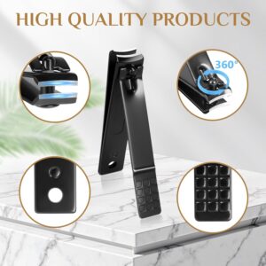 Manicure Set 26 Piece Stainless Steel Black - Image 6