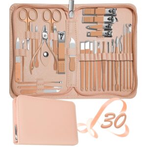 Manicure Set 30 Piece Nail Clipper Kit - Image 13