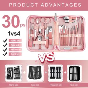 Manicure Set 30 Piece Nail Clipper Kit - Image 2