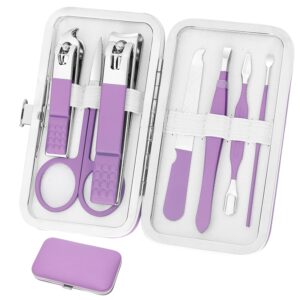 Manicure Set Nail Clippers Grooming Kit Travel Case - Image 11