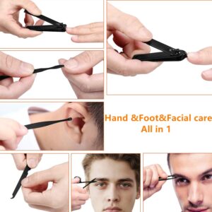 Manicure Set Nail Clippers Grooming Kit Travel Case - Image 3