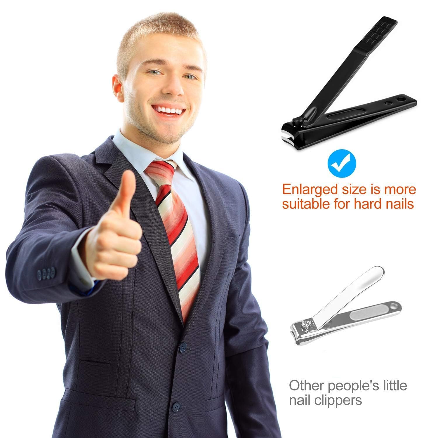 Manicure Set Nail Clippers Grooming Kit Travel Case - Image 6