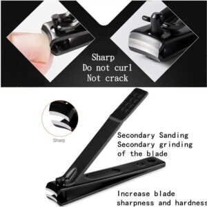 Manicure Set Nail Clippers Grooming Kit Travel Case - Image 7