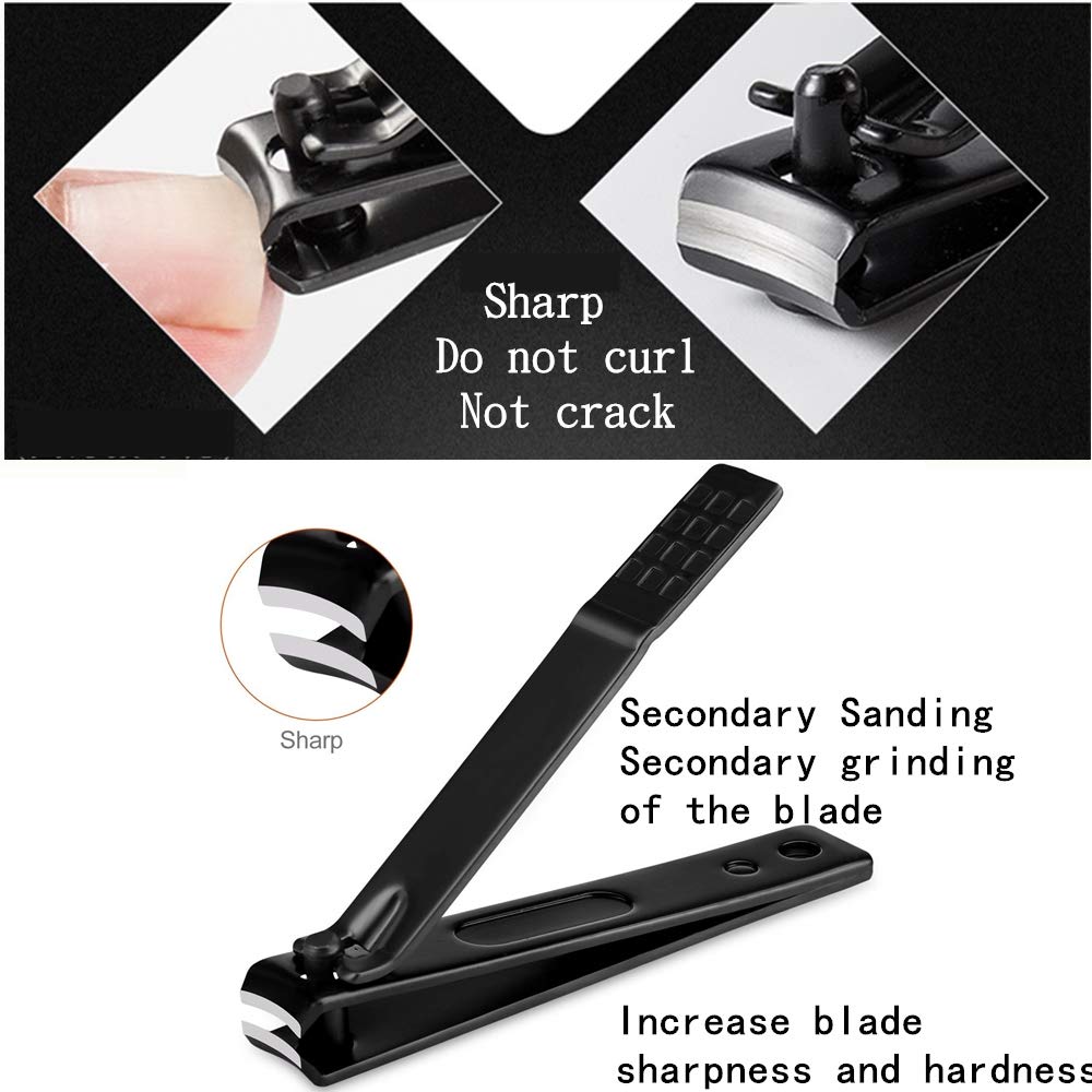 Manicure Set Nail Clippers Grooming Kit Travel Case - Image 7