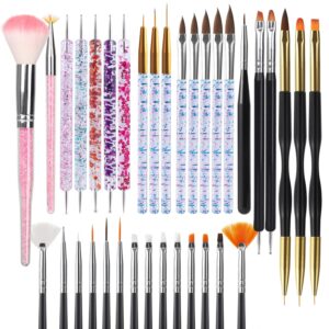 Nail Art Brush Set 32 Pieces Double-ended - Image 8