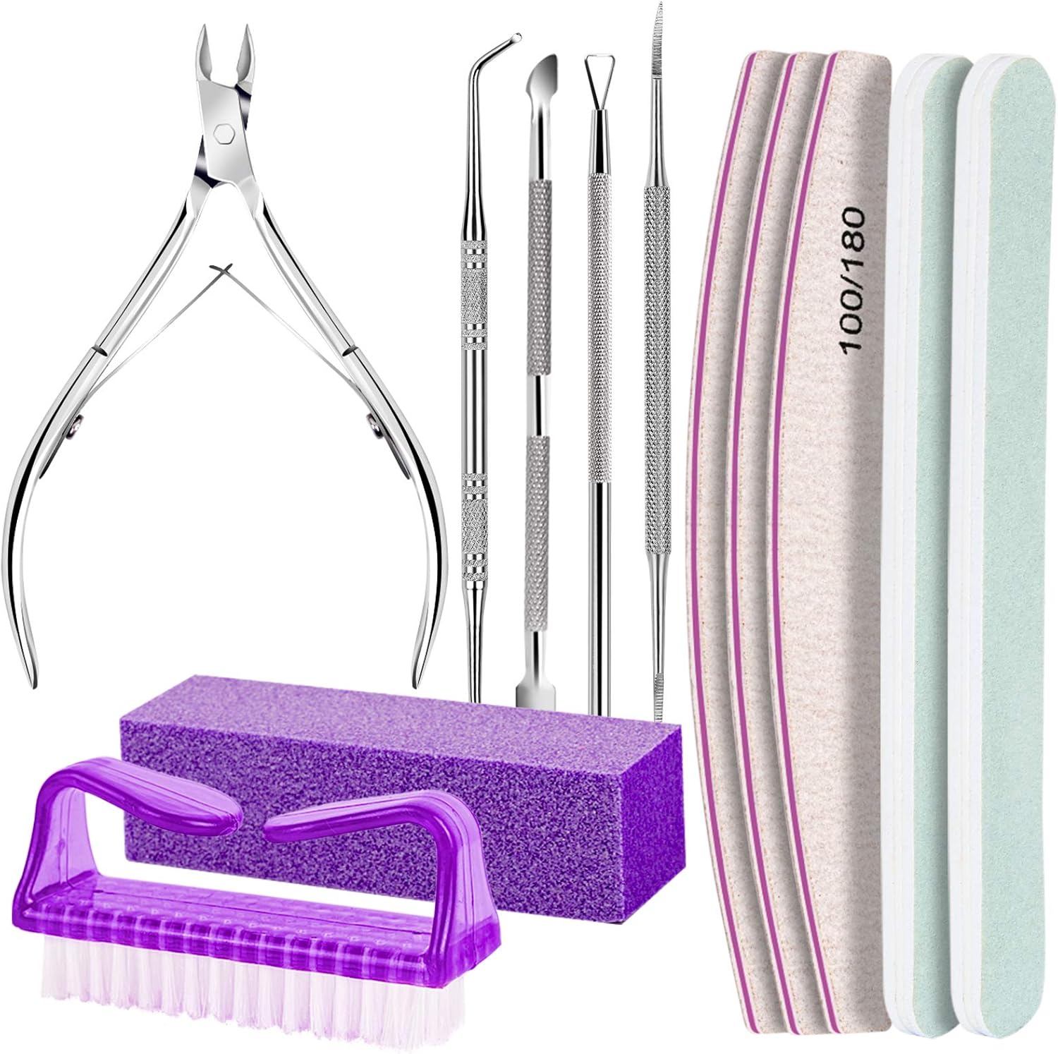 Nail Care Kit Tools Manicure Pedicure Set - Image 11