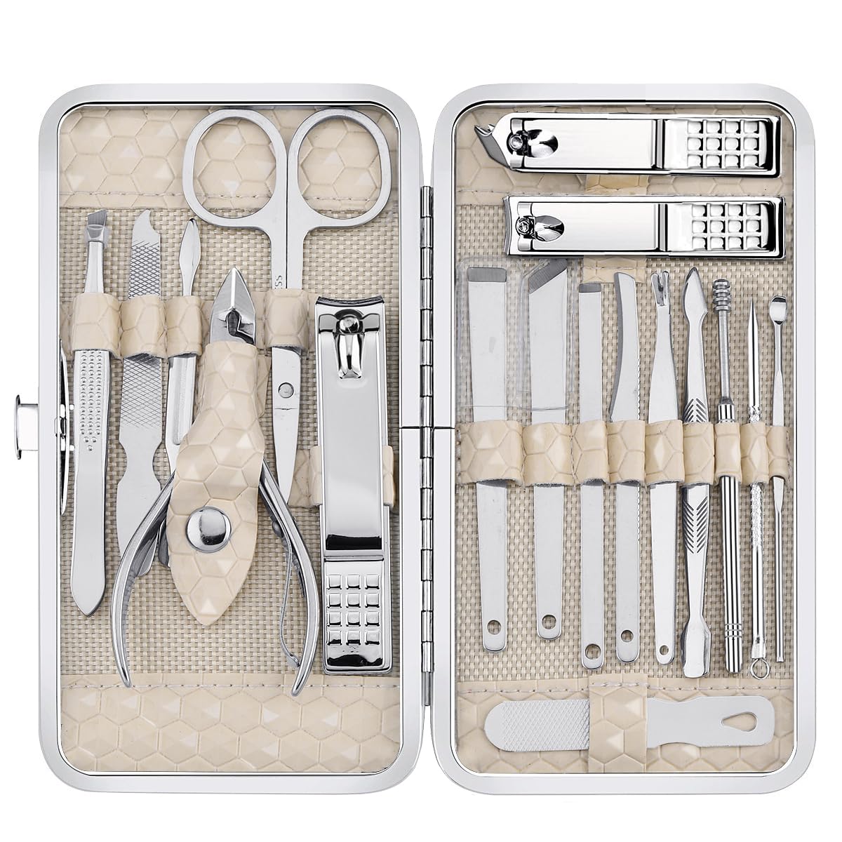 Nail Clippers Set Stainless Steel 18 Piece - Image 10