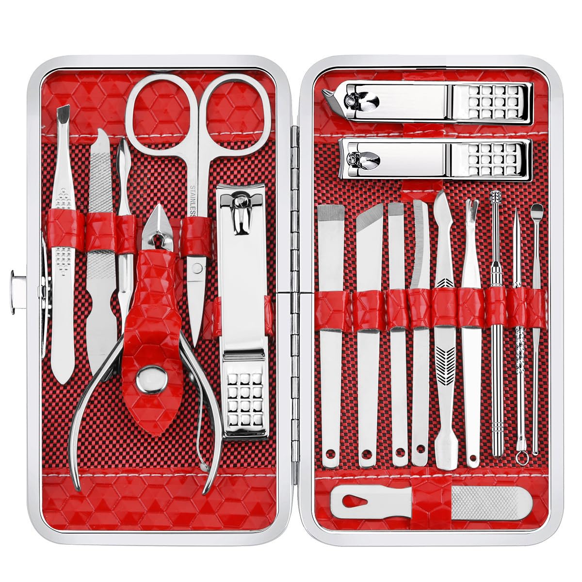 Nail Clippers Set Stainless Steel 18 Piece - Image 11