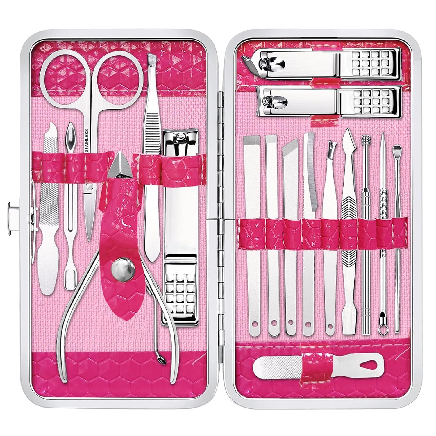 Nail Clippers Set Stainless Steel 18 Piece - Image 12
