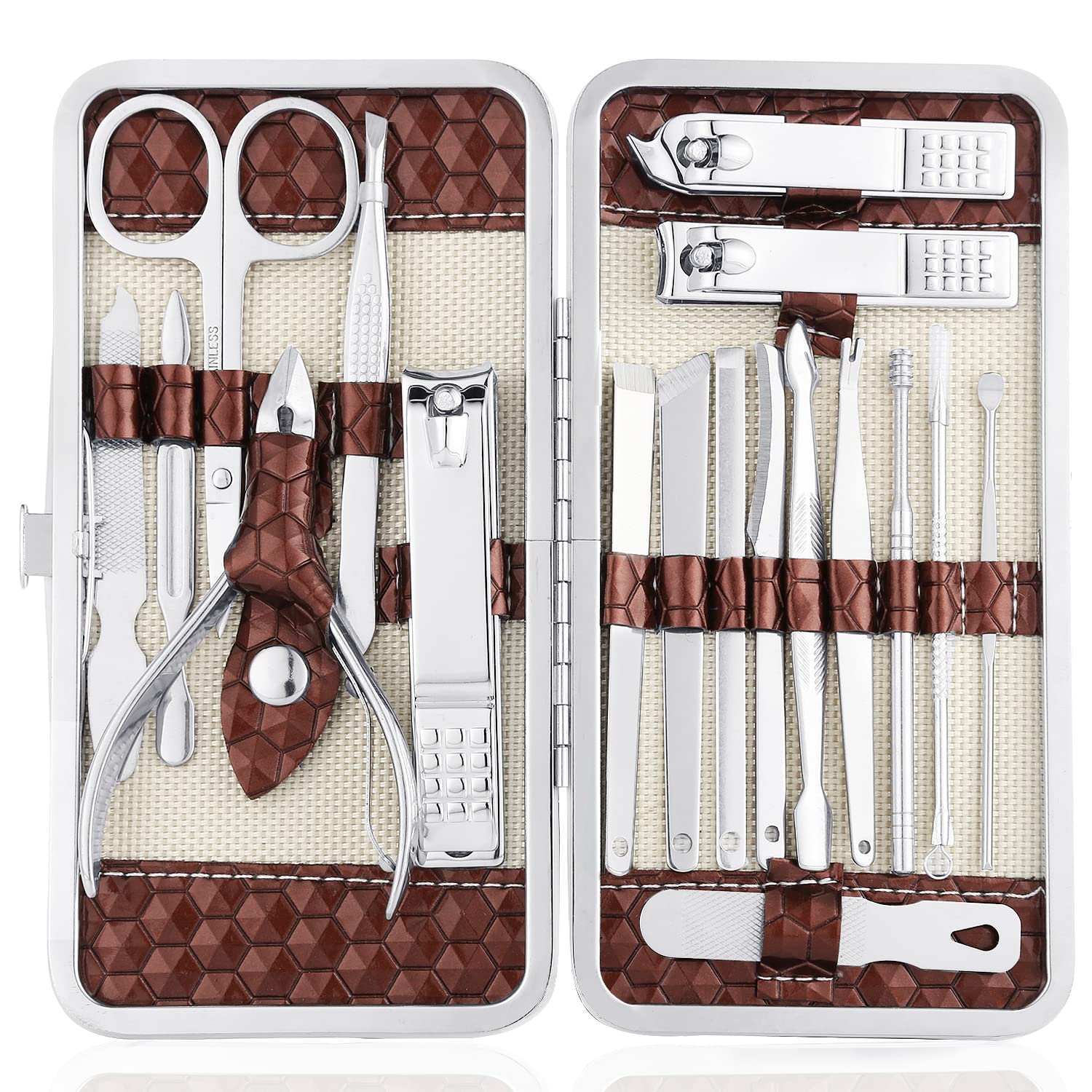 Nail Clippers Set Stainless Steel 18 Piece - Image 13