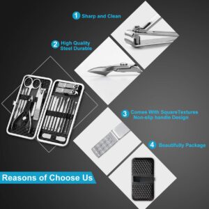 Nail Clippers Set Stainless Steel 18 Piece - Image 8