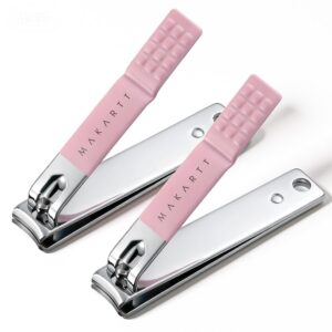 Nail Cuticle Trimmer Set Stainless Steel Pink 3 Pieces - Image 13